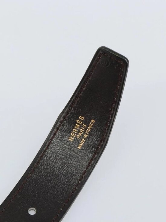HERMES Belt Leather 44.5\